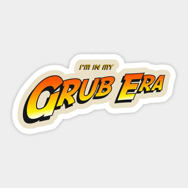 In My Grub Era Sticker by Weekly Planet Posters